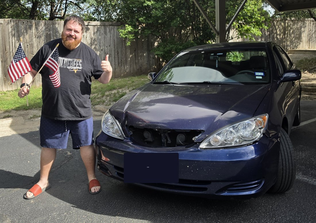 Jonathan and his 2005 Camry